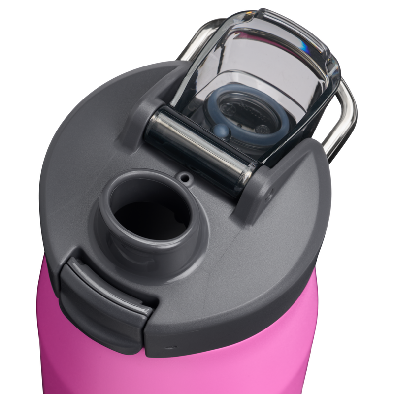 Stanley 1913 The Vitalize™ Tempo Bottle 24 OZ in Hot Pink | Lid Detailed View