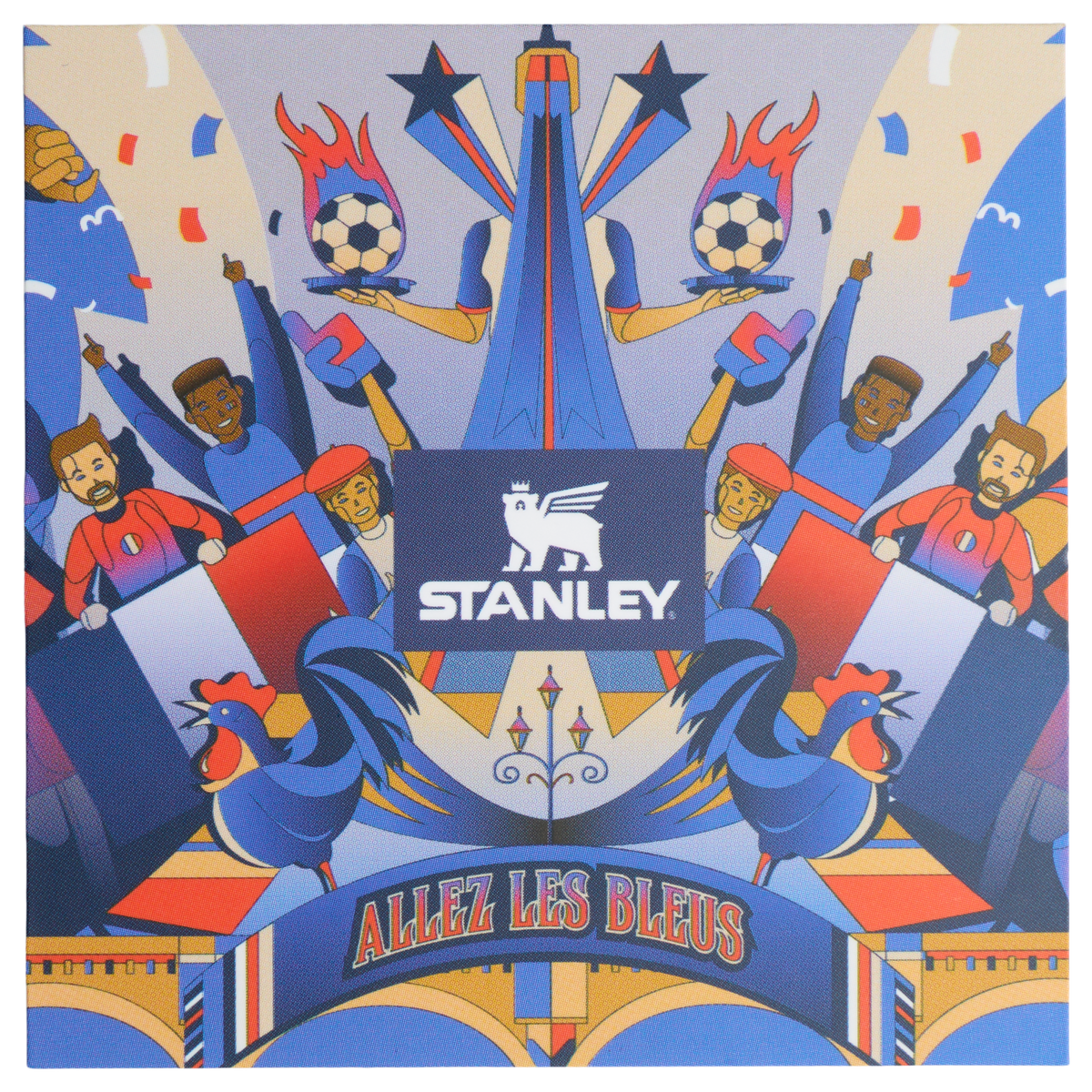 Stanley 1913 The Fútbol Artist Collection Everyday Tumbler 16 OZ in France | Front View