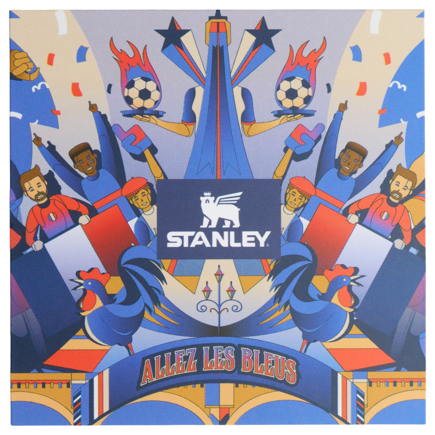 Stanley 1913 The Fútbol Artist Collection Everyday Tumbler 16 OZ in France | Front View