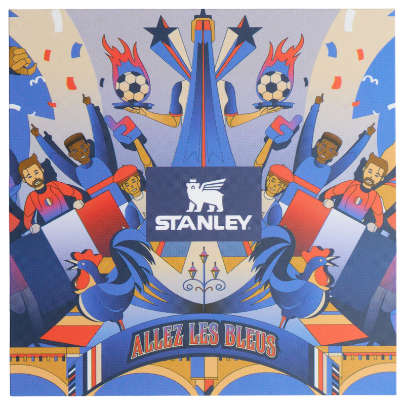 Stanley 1913 The Fútbol Artist Collection Everyday Tumbler 16 OZ in France | Front View