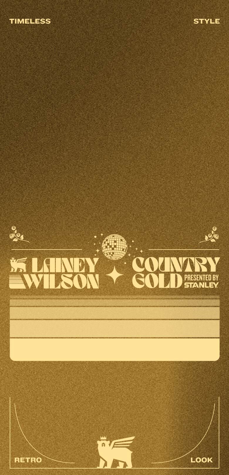Lainey Wilson Country Gold Limited Edition Stanley Cup 40oz *Brand New In  Hand*