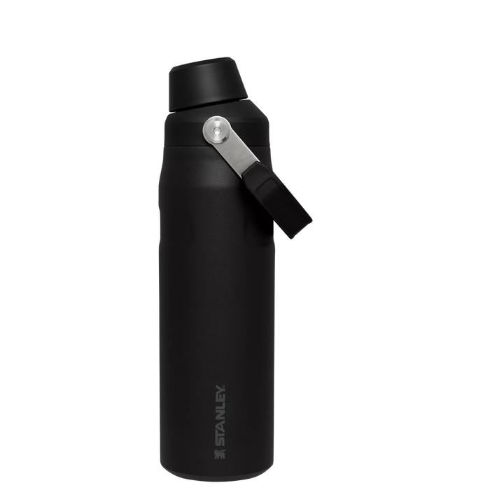 Stanley IceFlow Water Bottle with Fast Flow Lid 24 OZ In Black