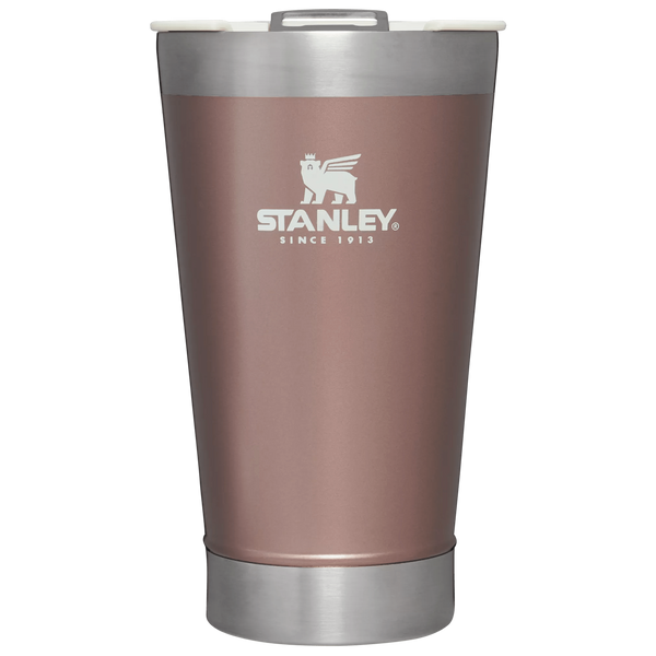 Stanley Stay-Chill Beer Pint 16 Oz - Insulated Stainless Steel Tumbler With Wide Mouth Lid, Built-in Bottle Opener | Lilac Gloss