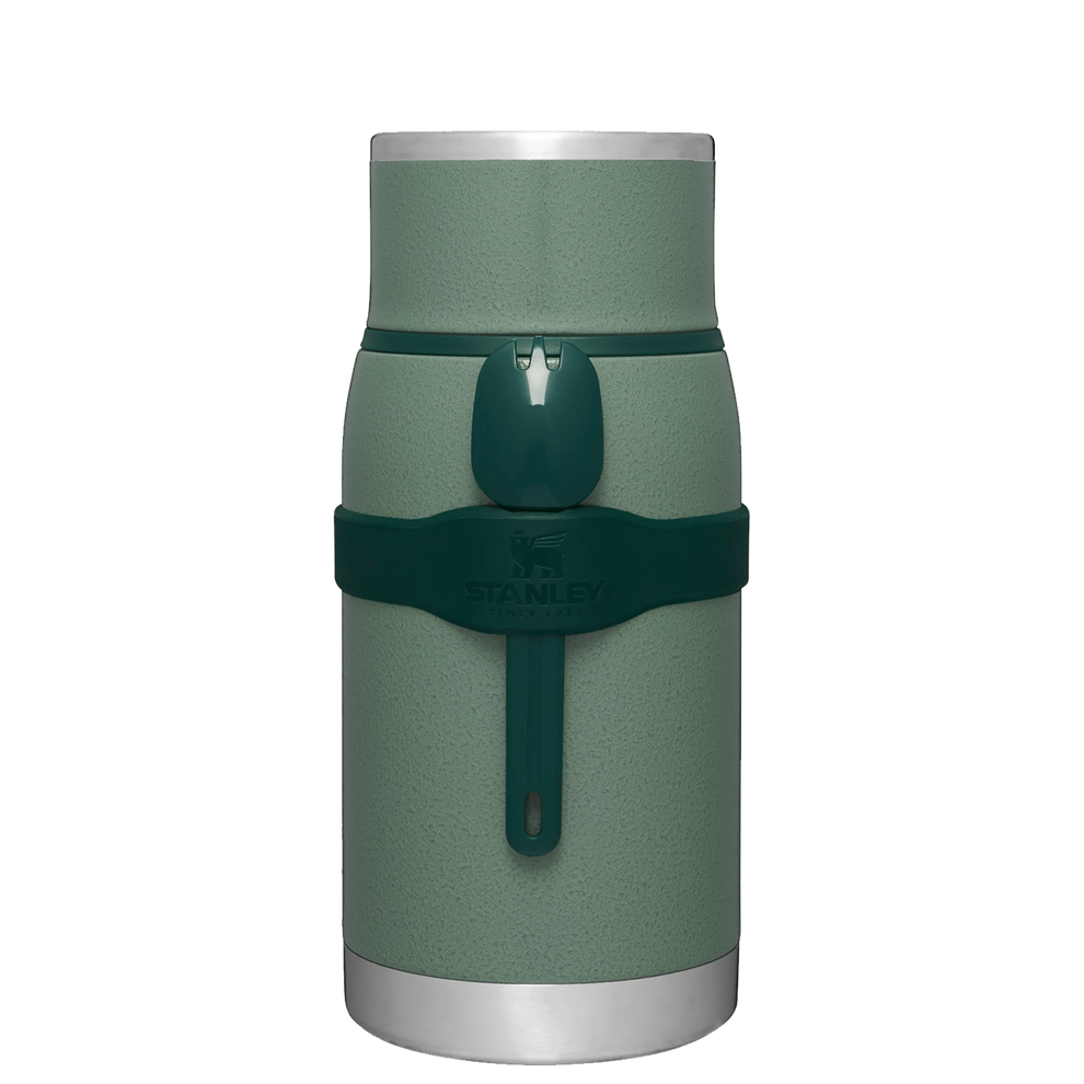 Stanley 36 oz To-Go Food Jar with Spork In Hammertone Green
