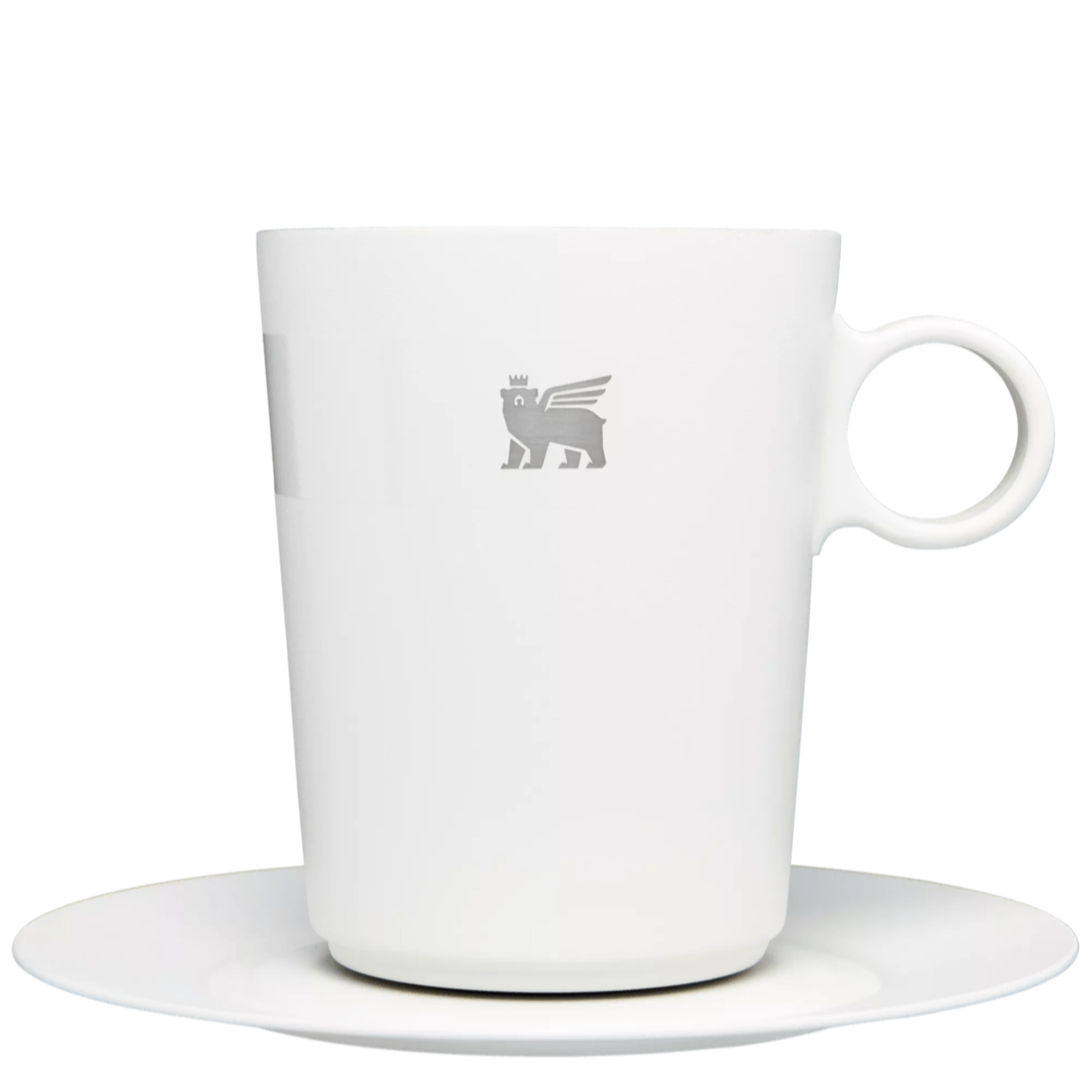 The DayBreak Café Latte Cup & Stillness Saucer | 10.6 OZ: Pale Stone