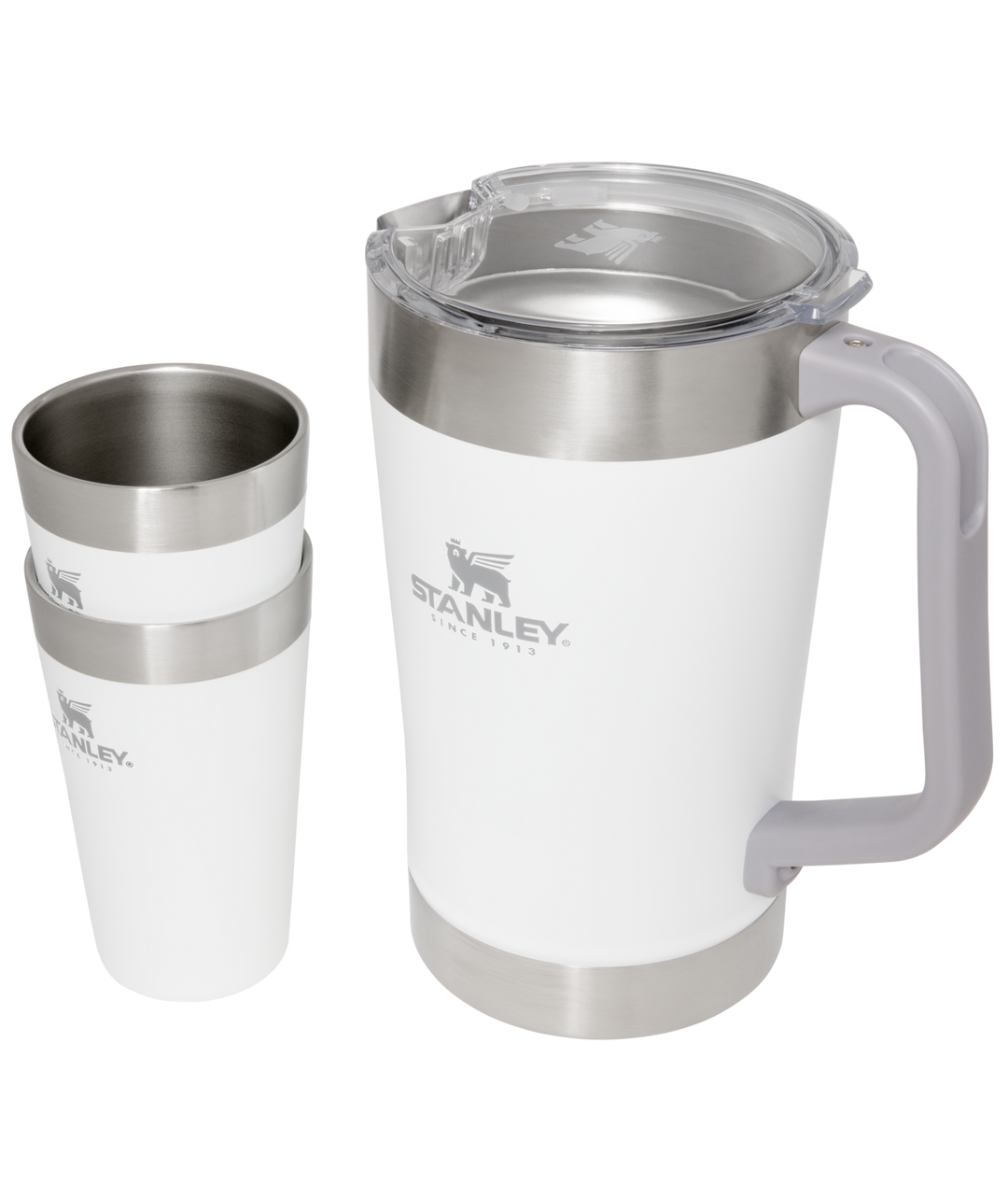 VASO TÉRMICO STANLEY CLASSIC STAY CHILL BEER DE 473ML BLANCO